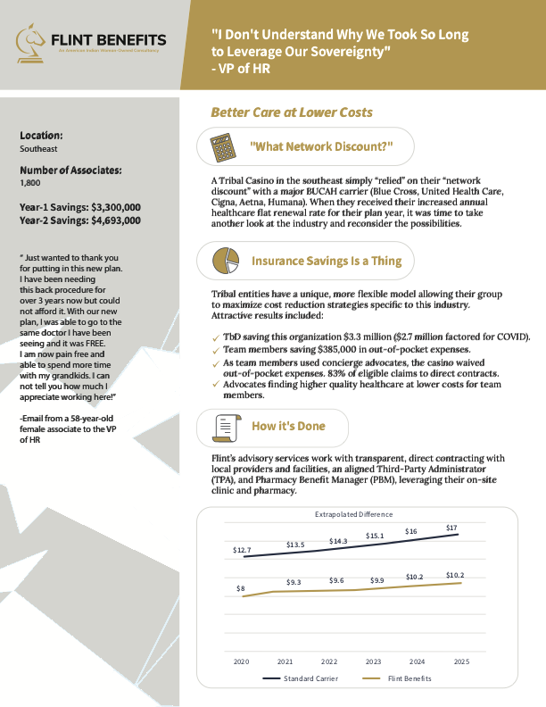 Flint CaseStudy Southeast Sovereign Tribal Casino